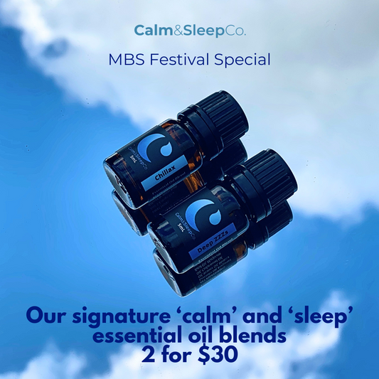 Deep ZZZs and Chillax Essential Oil Bundle MBS Festival Special
